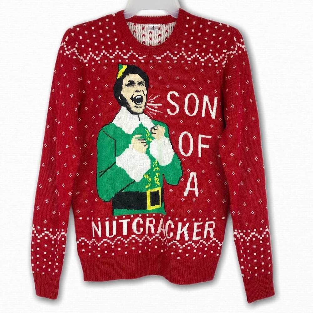 ELF Ugly Christmas Sweater M NEW Boyfriend Funny
